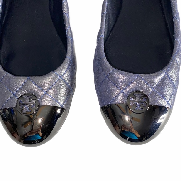 Tory Burch Kaitlin Quilted Captoe Flats size 6.5 - Picture 13 of 16